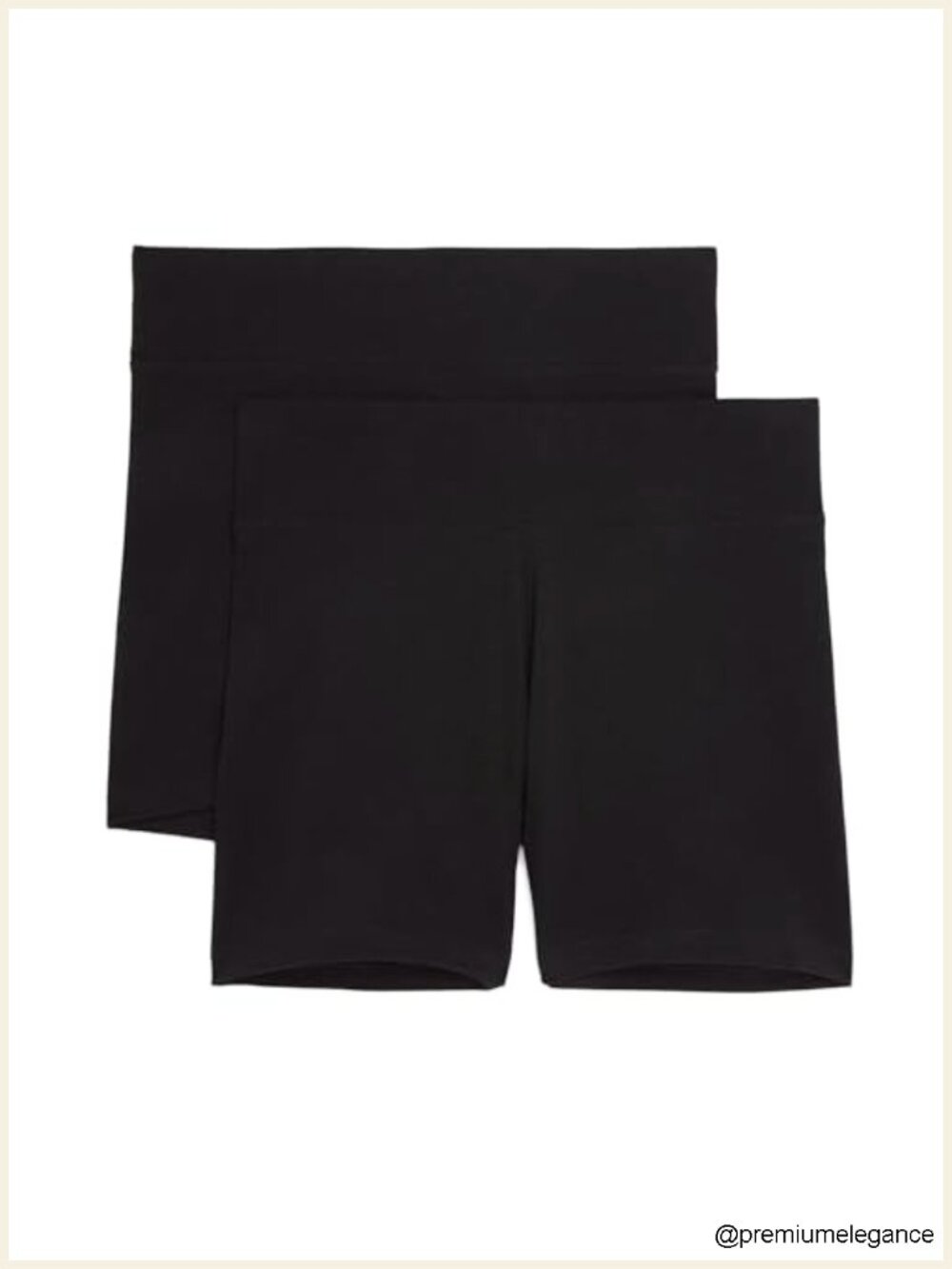 Women's 5" Inseam Active Bike Shorts 2 Pack Cotton Spandex